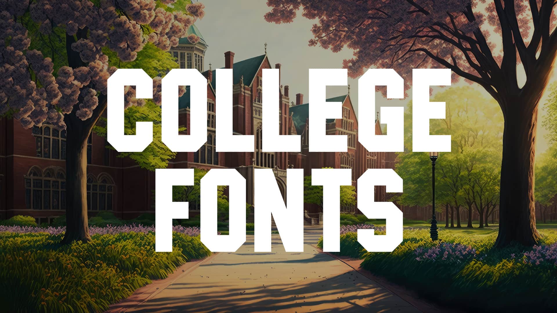 College Fonts Hipfonts Cover