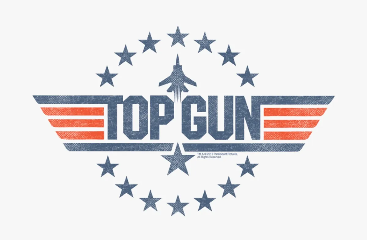 Top Gun font