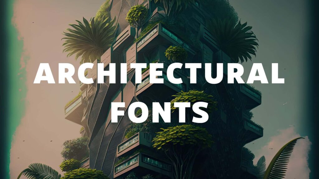 34 Architectural Fonts That are Bold and Contemporary | HipFonts