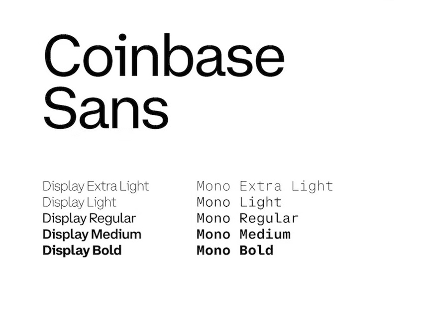 coinbase font