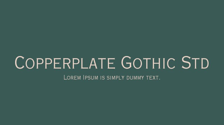 copperplate-gothic