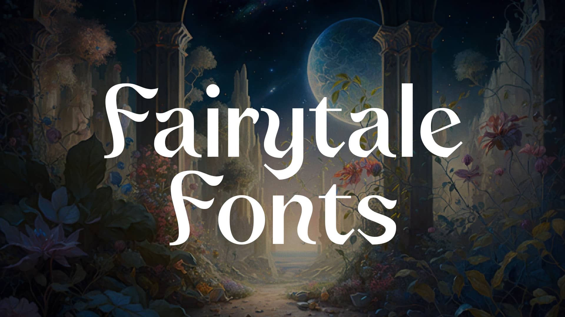 fairytale fonts