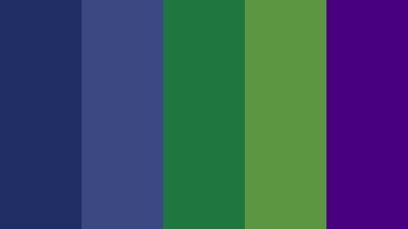 indigo color pallet