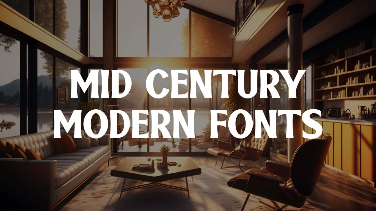 31 Remarkable Mid Century Modern Fonts That Perfectly Captured The ...