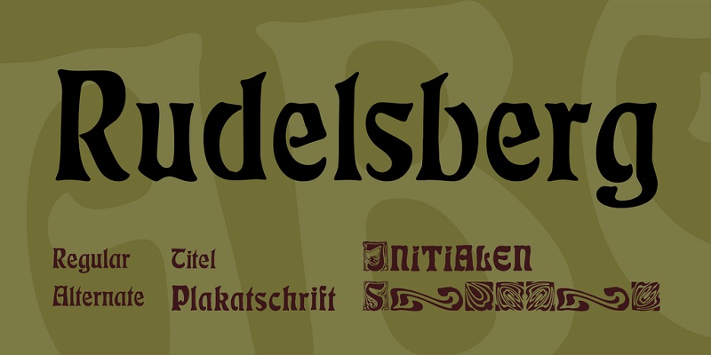 rudelsberg-font