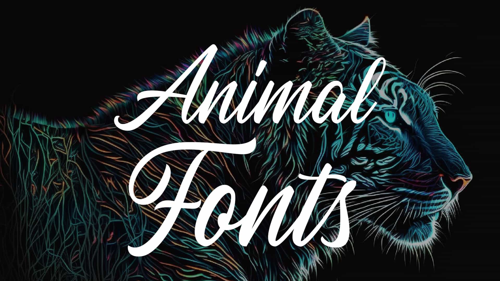 Animal Fonts