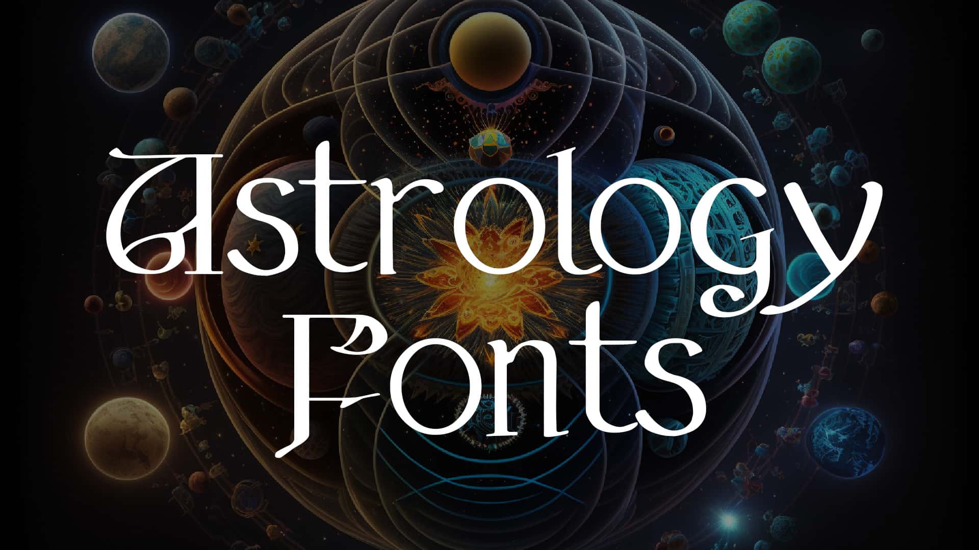 Astrology Fonts