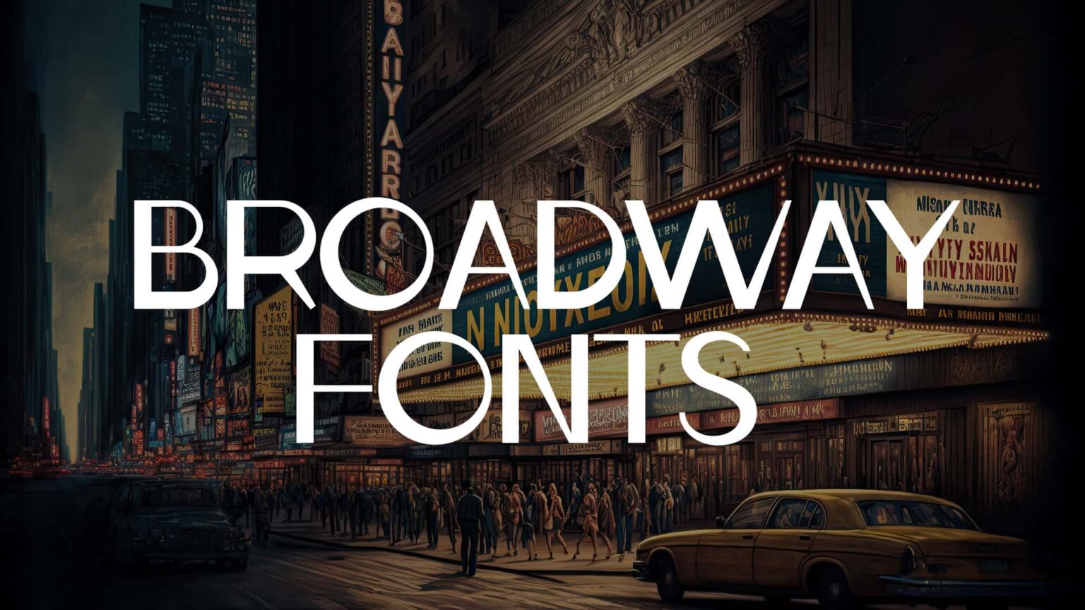 download broadway font photoshop