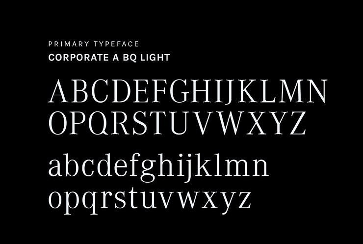 Corporate A BQ Light font