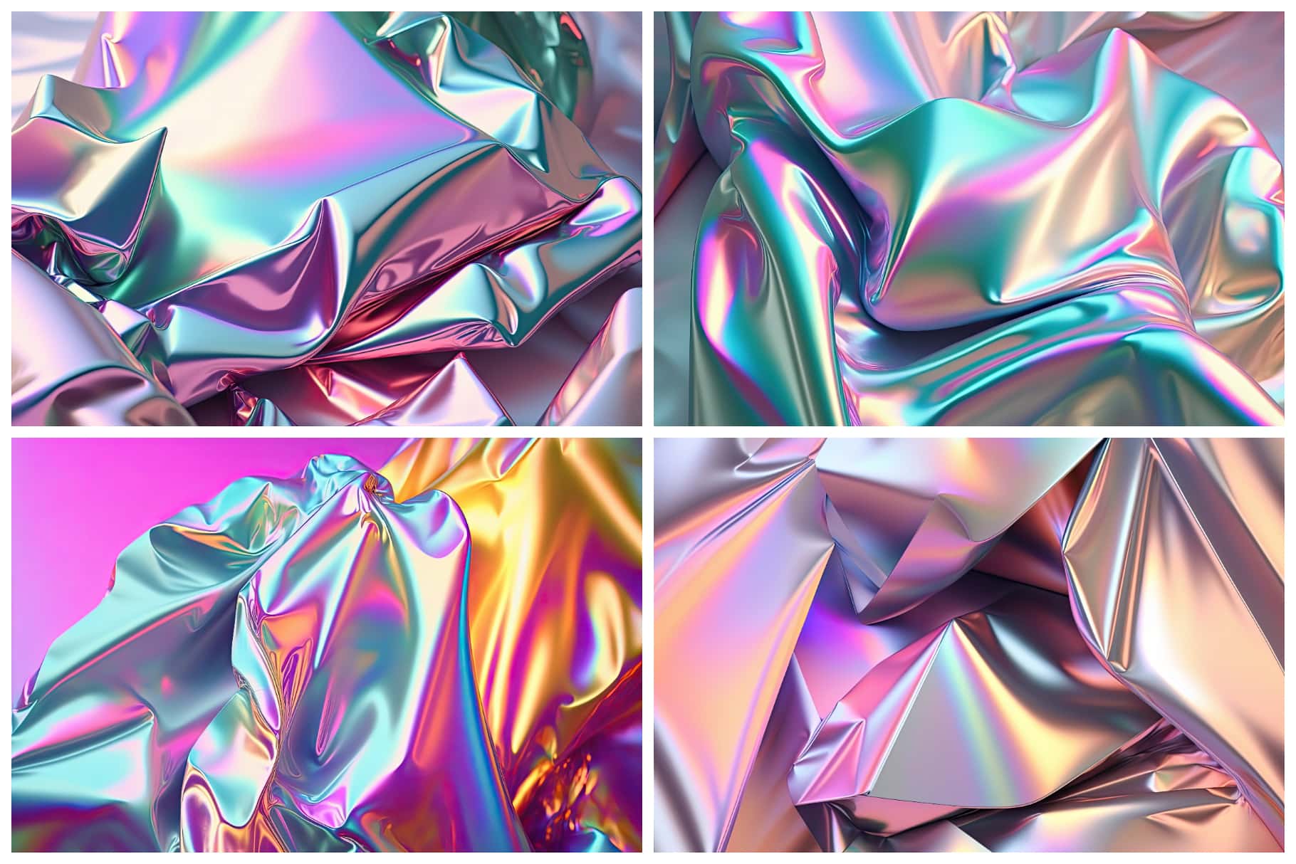Foil Frenzy: 28 Holographic Backgrounds in Ultra HD | HipFonts
