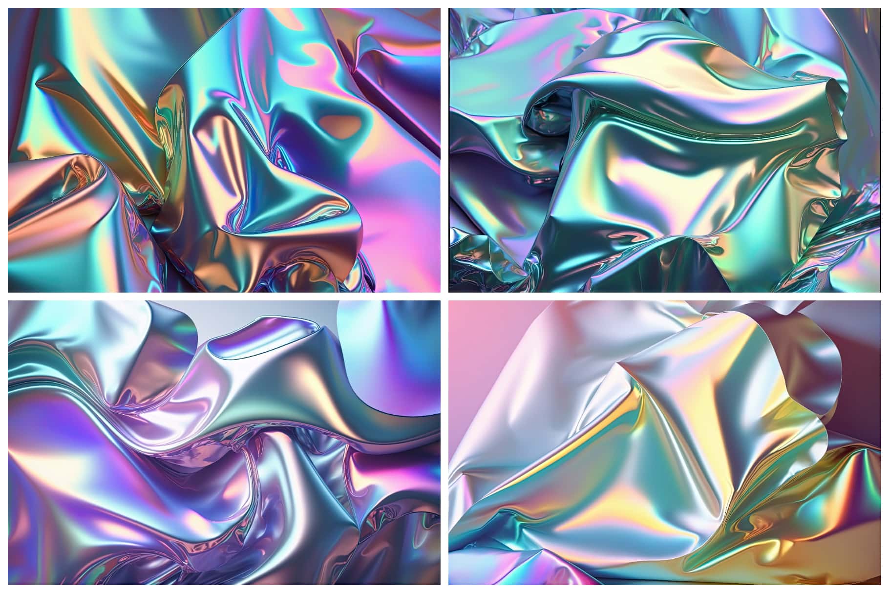 Foil Frenzy: 28 Holographic Backgrounds in Ultra HD | HipFonts