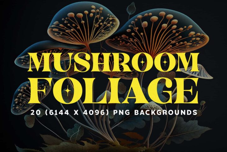 Mushroom Foliage Cover