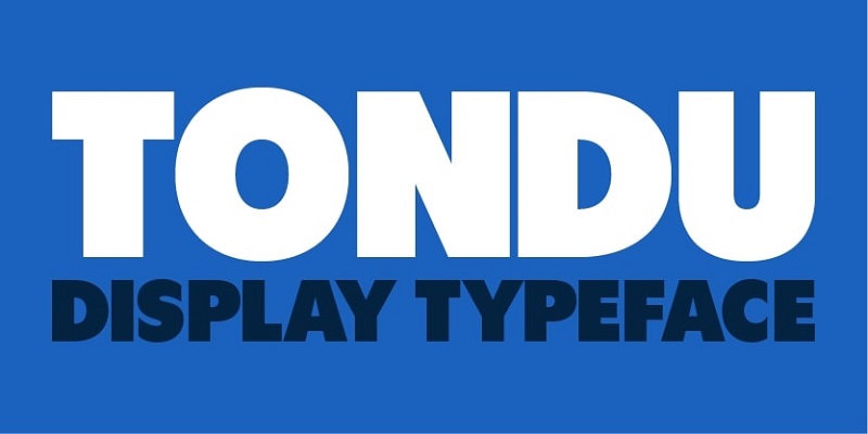 tondu-typeface