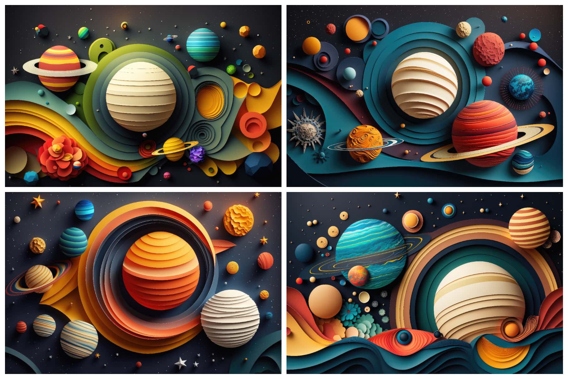 Intergalactic Dreams: 20 Abstract Space Backgrounds for Your ...