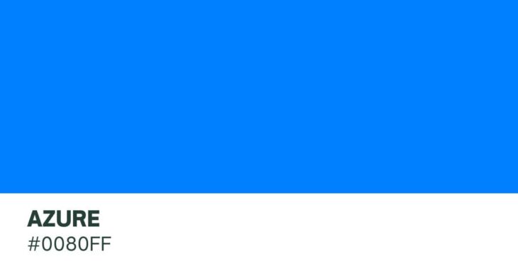 Azure Blue Hex Code HipFonts