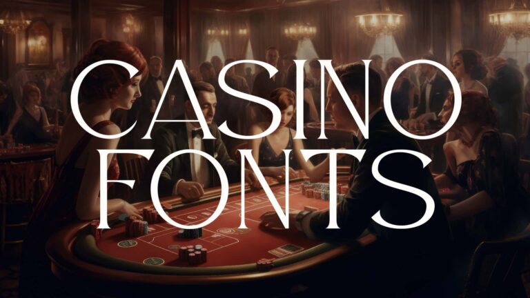 casino night font