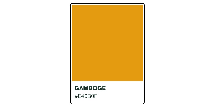 Gamboge Color