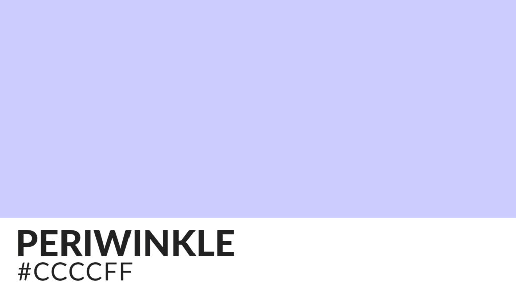 What Color Is Periwinkle? Appearance and Meaning Explained | HipFonts