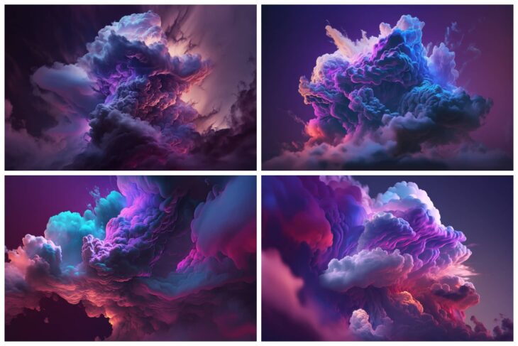 Purple Haze: 20 Enchanting Wild Cloud Backgrounds in 6K | HipFonts