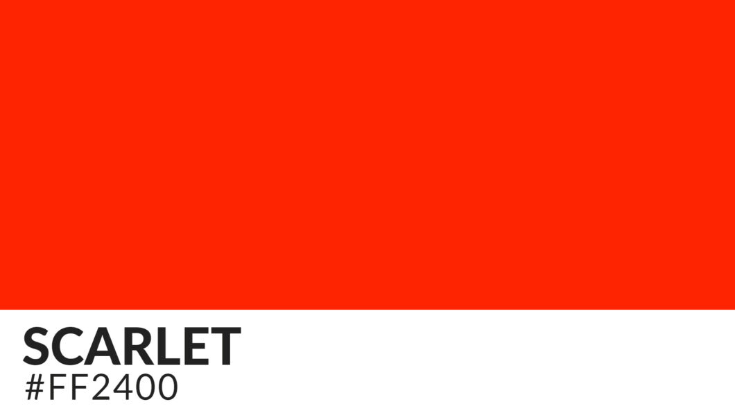 Scarlet Script Color From Passion to Power: Exploring the Essence of Scarlet Color | HipFonts