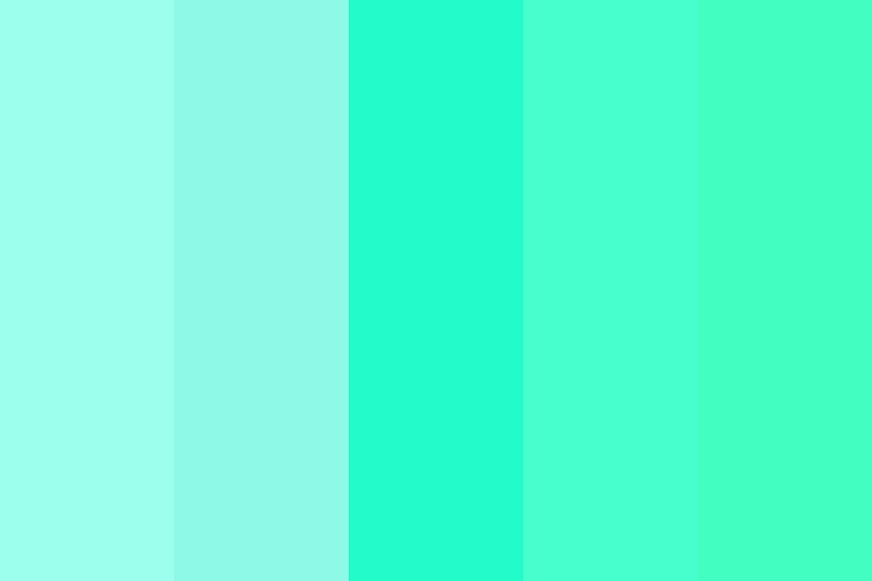 Seafoam Green shades