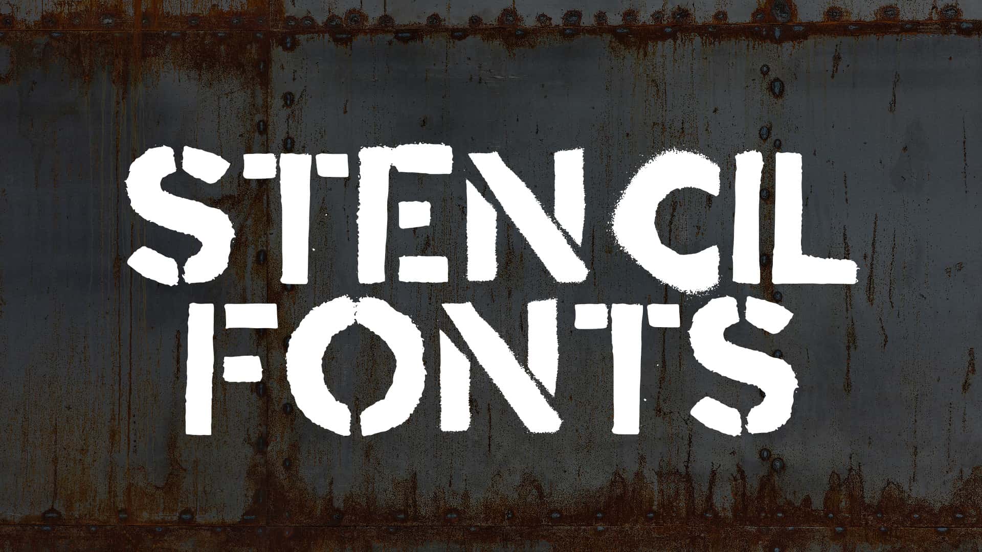 Stencil Fonts