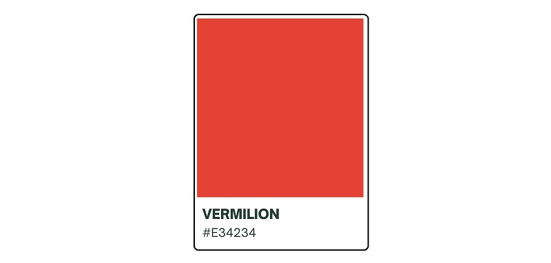 Vermilion Color