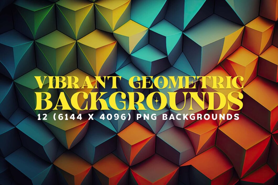 12 Vibrant Geometric Backgrounds for Your Bold Designs | HipFonts