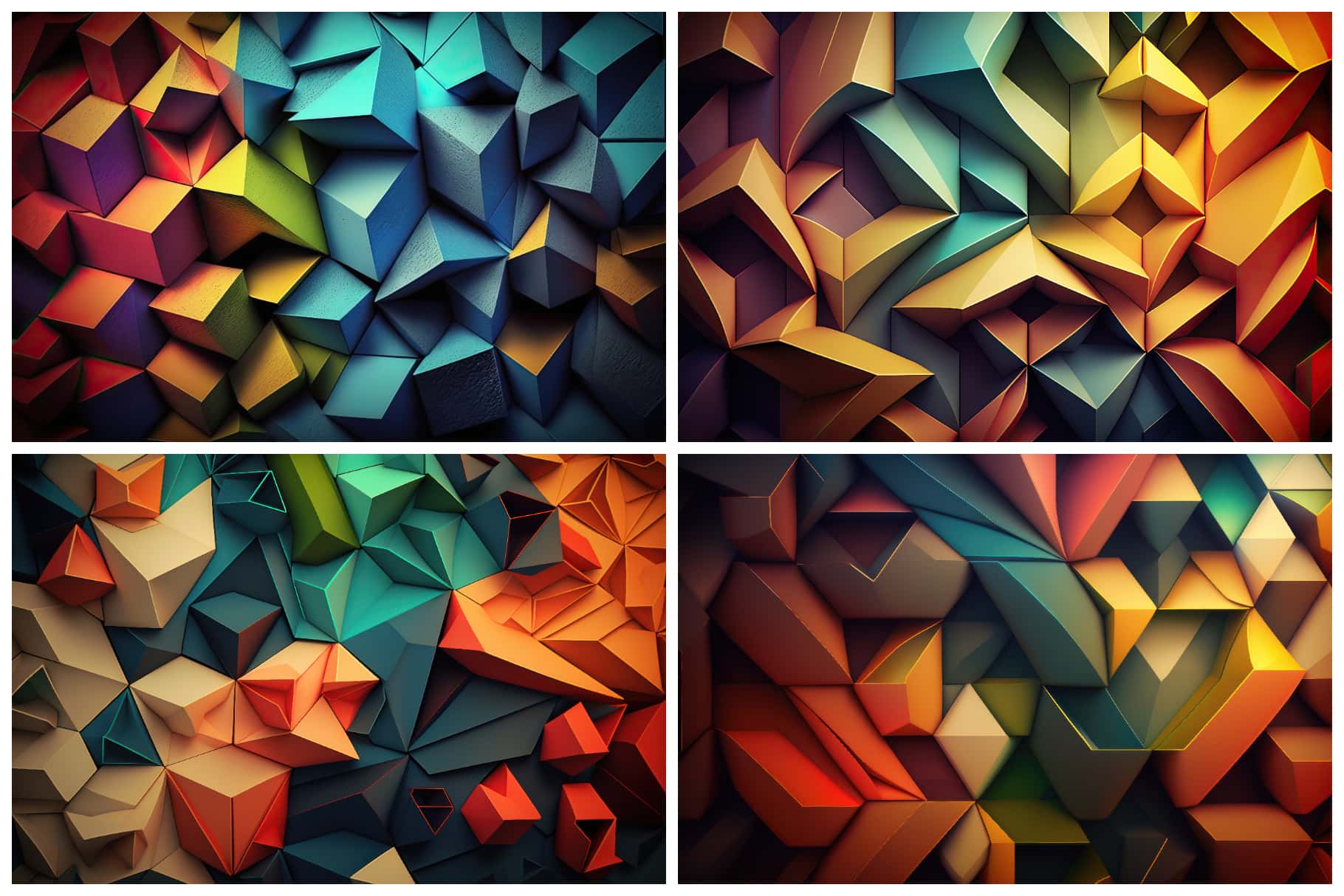 12 Vibrant Geometric Backgrounds for Your Bold Designs HipFonts
