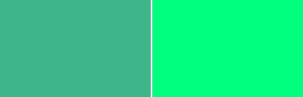 Mint vs Spring Green