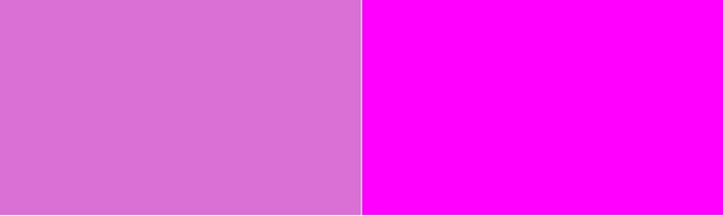 Orchid vs Magenta