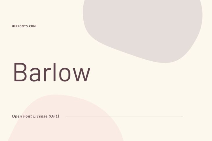 Barlow free font