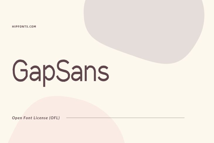 GapSans free font