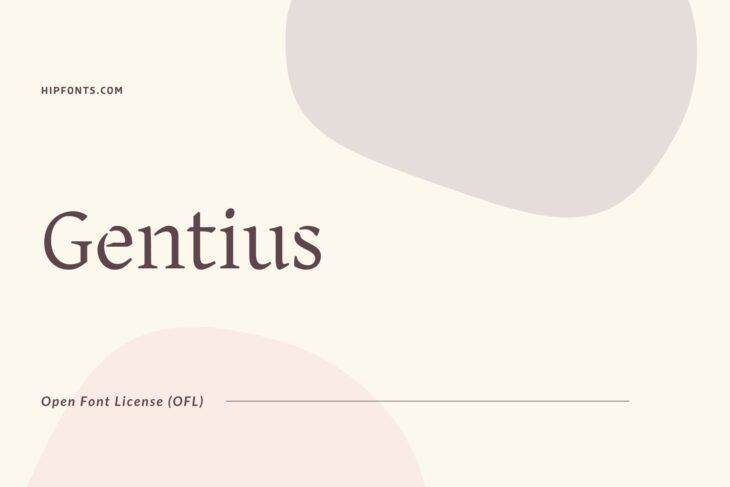Gentius free font