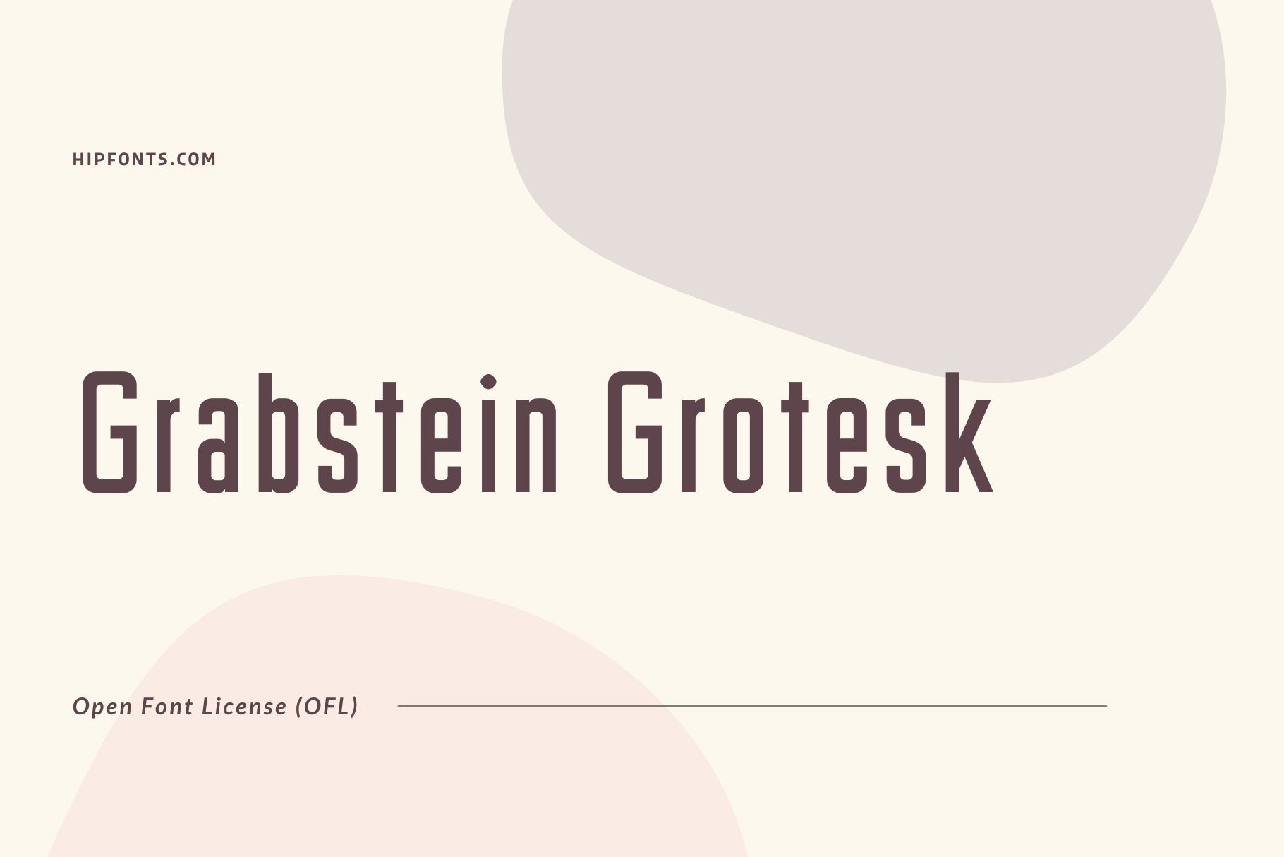 Grabstein Grotesk free font