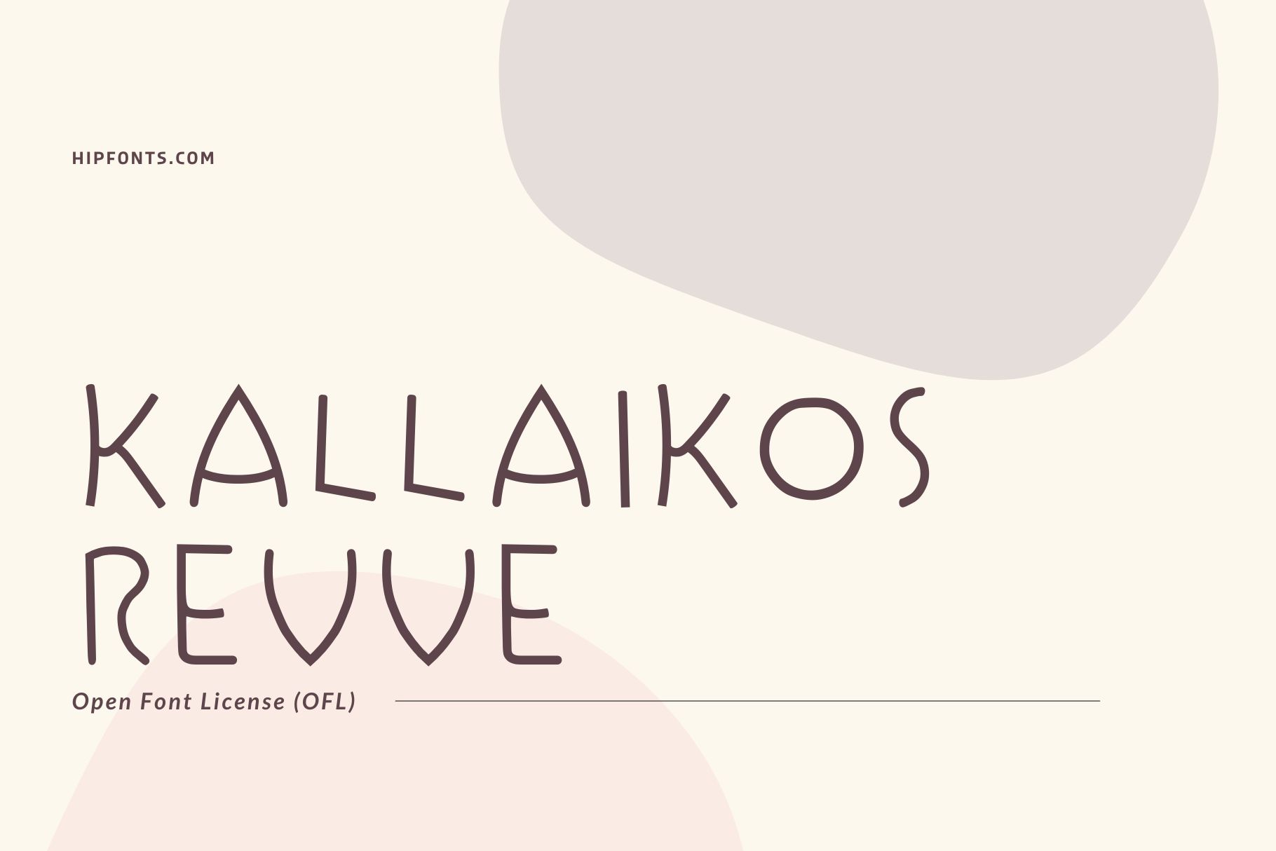 Kallaikos Revve free font