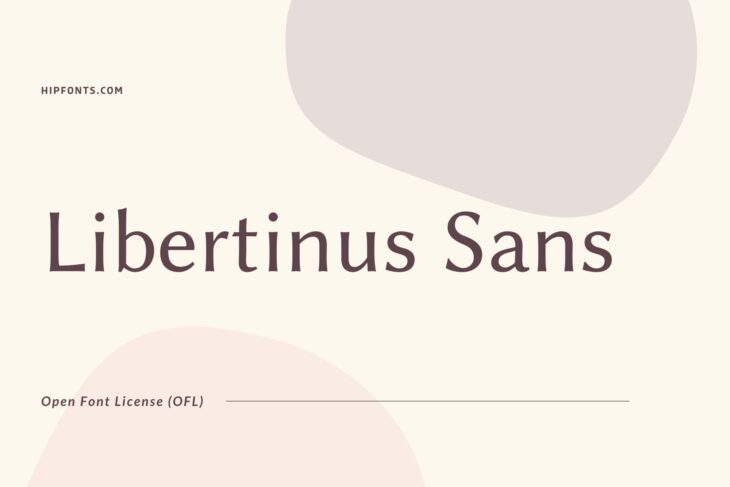 Libertinus Sans free font