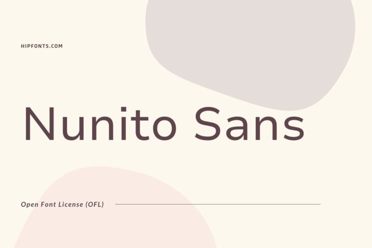 Nunito Sans free font