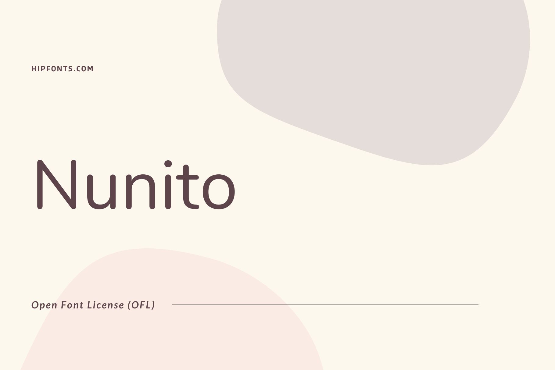 Nunito free font