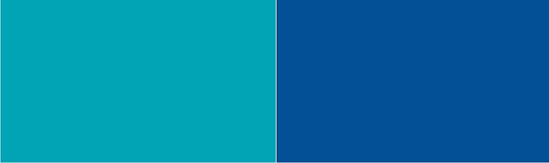 Peacock Blue vs Medium Electric Blue