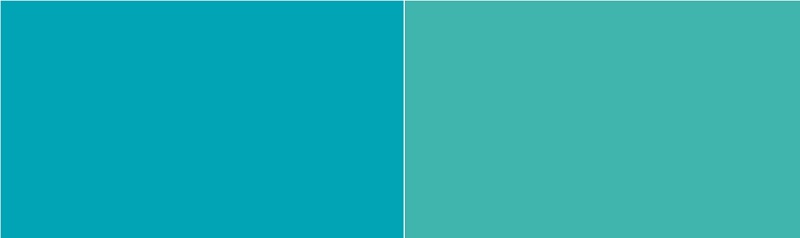 Peacock Blue vs Verdigris