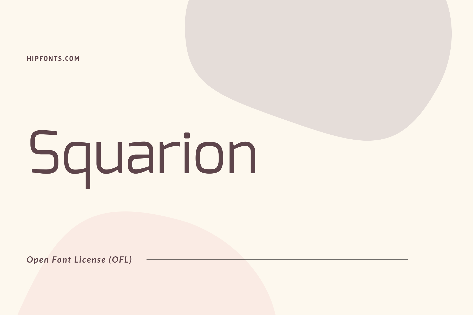 Squarion free font