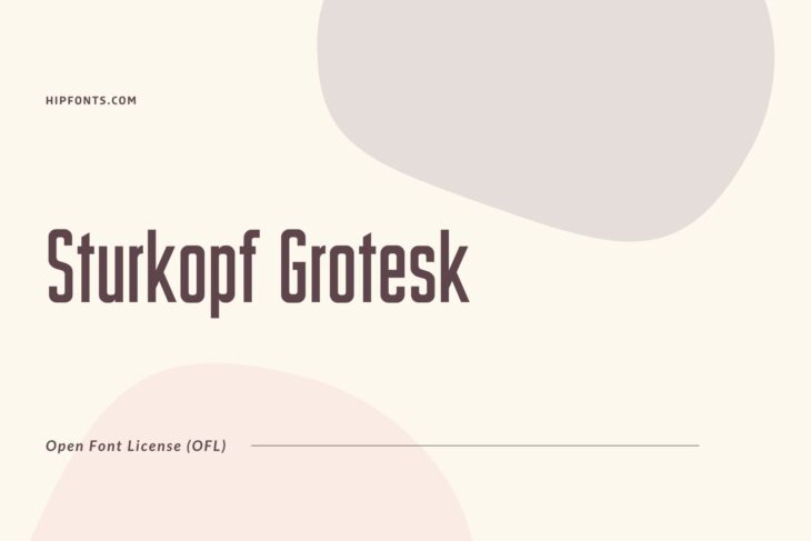 Sturkopf Grotesk free font
