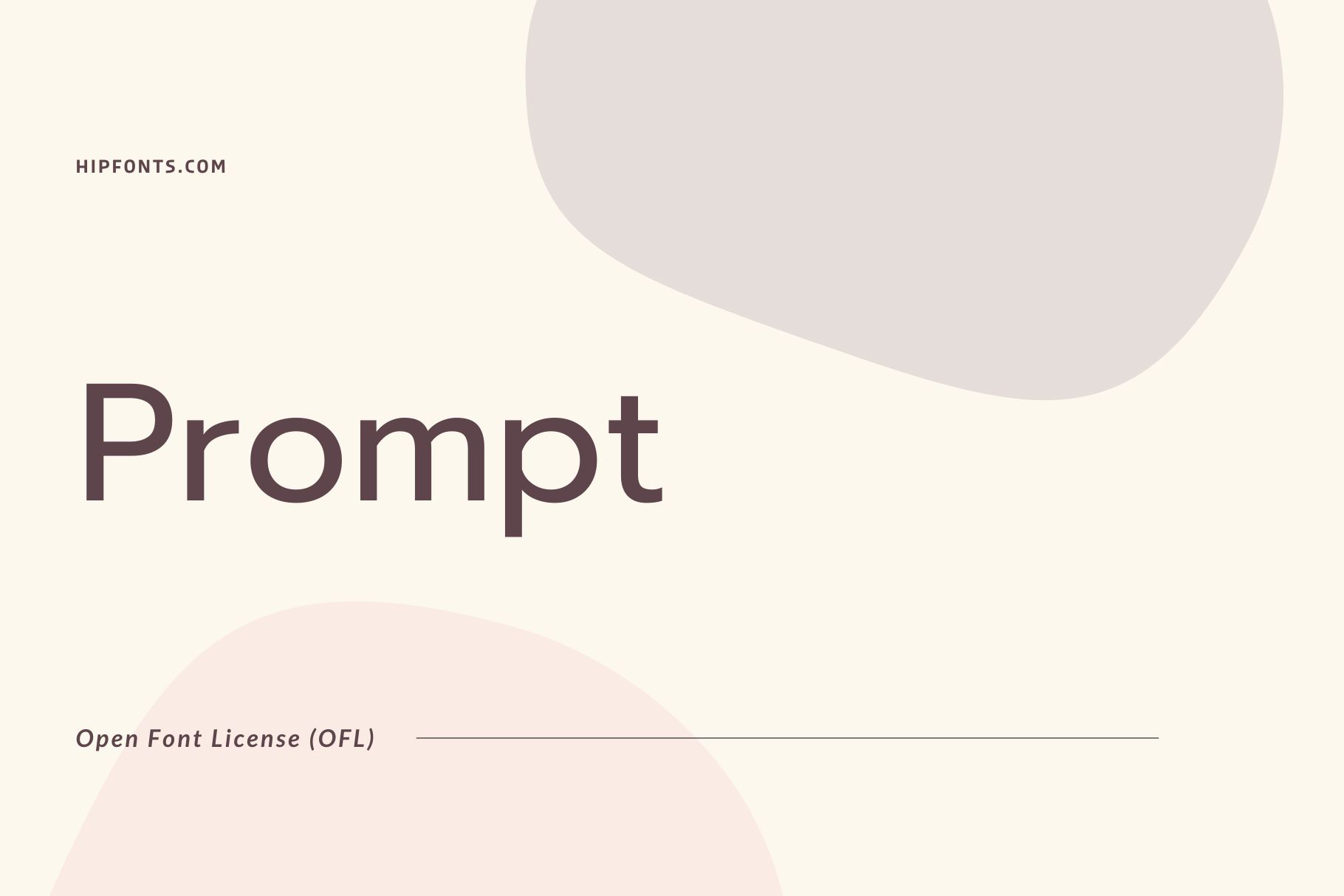 prompt free font