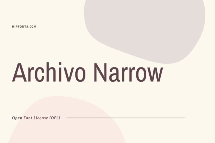 Archivo Narrow free font