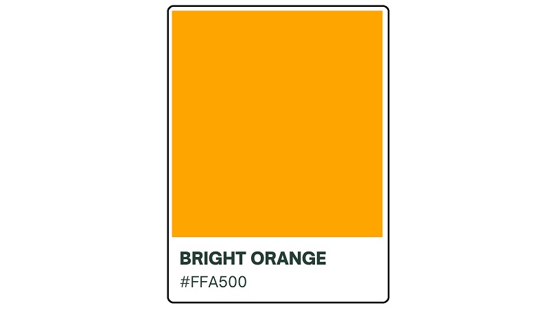 Bright Orange Color