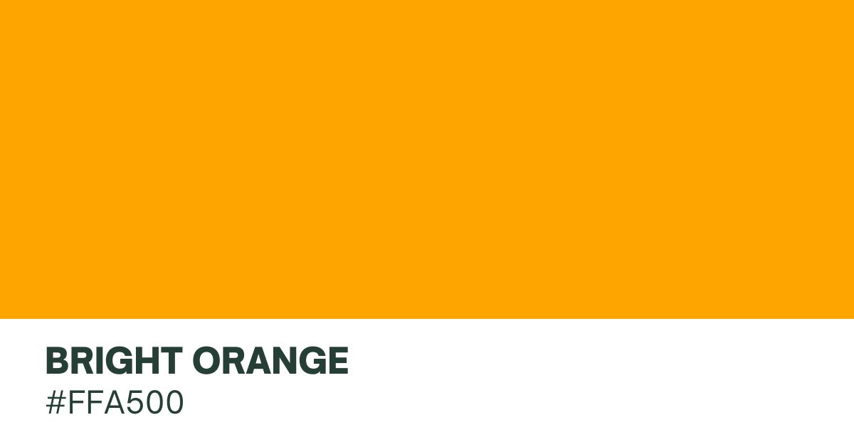 Bright Orange cover