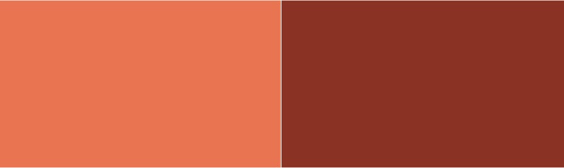 Burnt Sienna and Burnt Umber