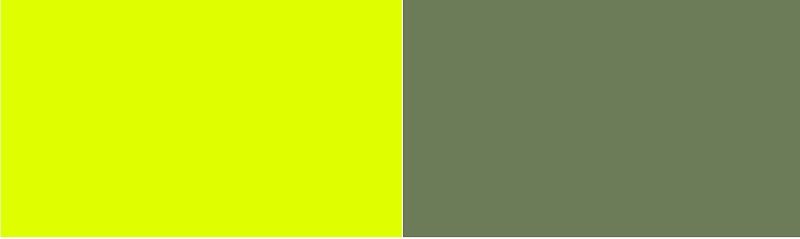 Chartreuse vs Reseda Green
