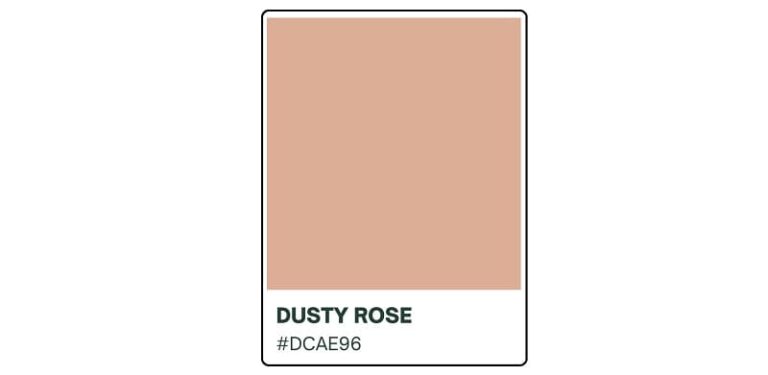 Uncover The Timeless Beauty Of The Dusty Rose Color Hipfonts 